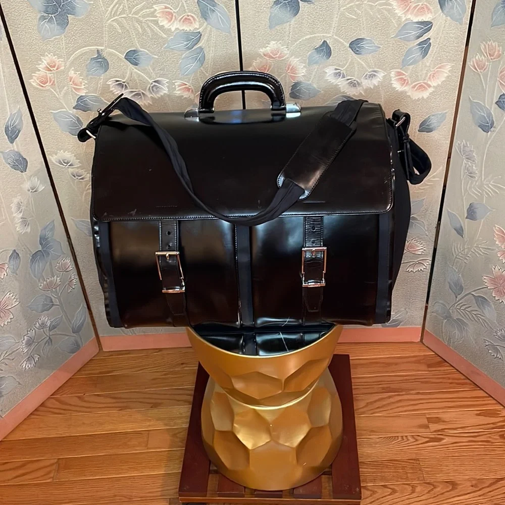 Pineider Firenze 1774 Weekend Duffle Leather & Neoprene - Picture 2 of 15